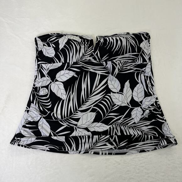 Lands' End Other - LANDS' END Womens Bandeau Wireless Convertible Strap Bathing Suit Top Sz. 16 FS